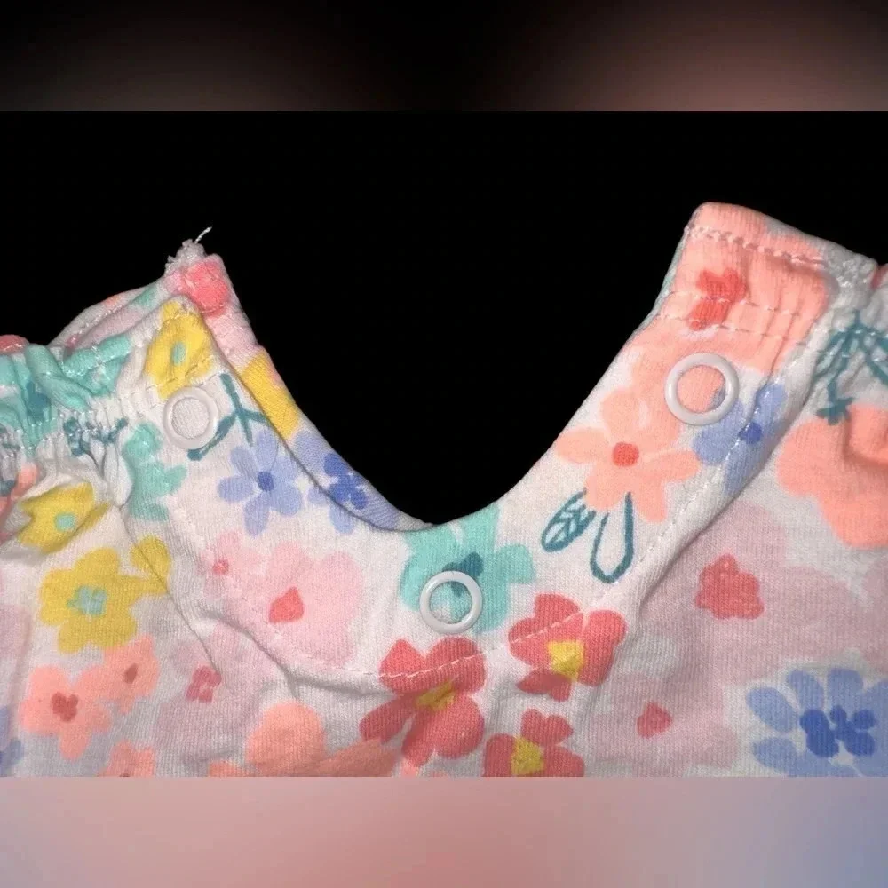 Carter's Multi Floral Cotton Romper 18m